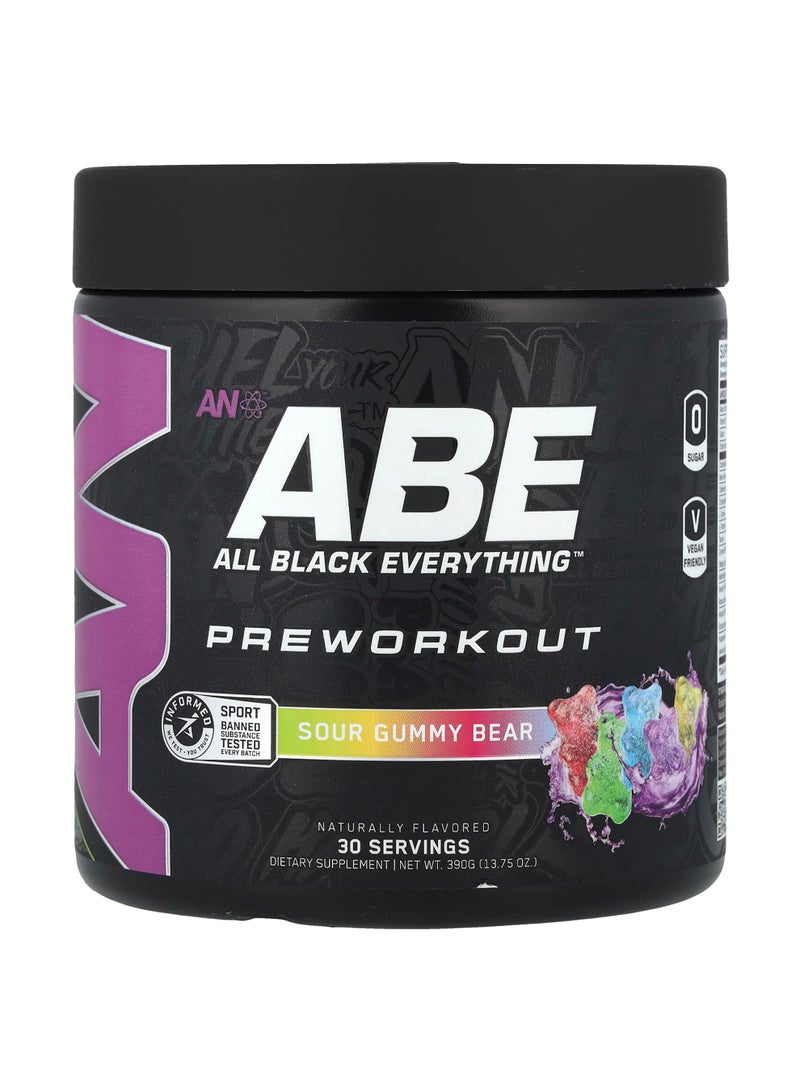 Preworkout, Sour Gummy Bear, 13.75 oz (390 g)